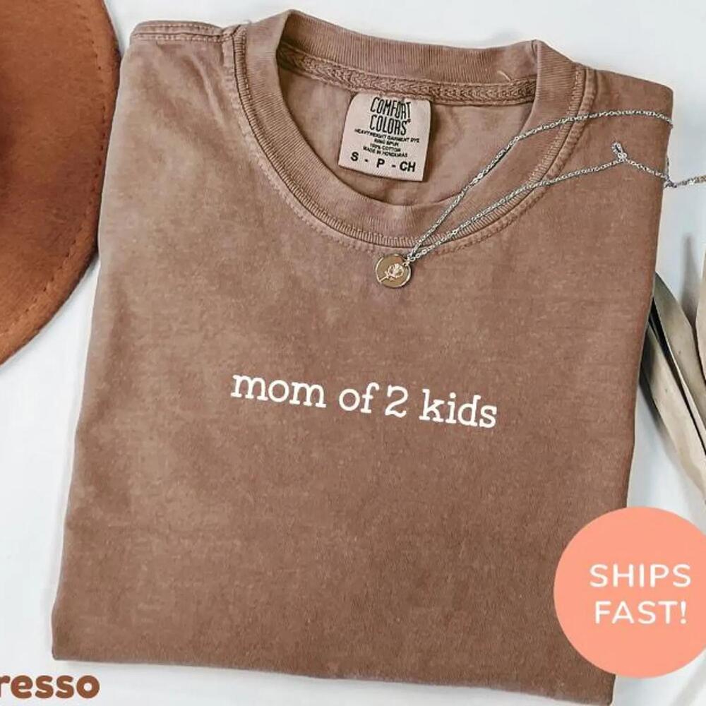 S Mom Of Two Kids Shirt, Mama Squared Shirt, Best Mom Of Two Shirt